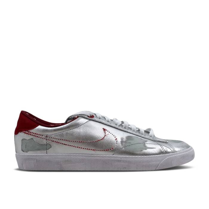 ʥ Nike  Clot X Tennis Classic Ac Tz 'Museum Edition' Men Metallic Silver/Whit...