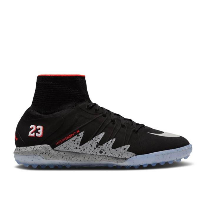 ナイキ Nike 【 Neymar X Air Jordan X Hypervenomx Proximo Gs 'Metallic' Youth Black/Metallic Silver/Light Crimson 】 キッズ ベビー マタニティ キッズファッション 靴 スニーカー ジュニア キッズ 黒色 ブラック Silver