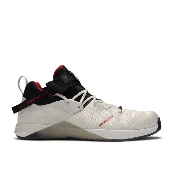 ナイキ Nike 【 Adonis Creed X Metcon 3 Flyknit 'White Team Red' Men White/Black-Team Red 】 フライニット Team チーム 靴 メンズ靴 スニーカー メンズ 白色 ホワイト Red 赤・レッド