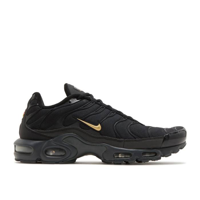 ナイキ Nike 【 Air Max Plus Tn 'Black Metallic Gold' Men Black/Metallic Gold-Anthracite 】 マックス 靴 メンズ靴 スニーカー メンズ 黒色 ブラック