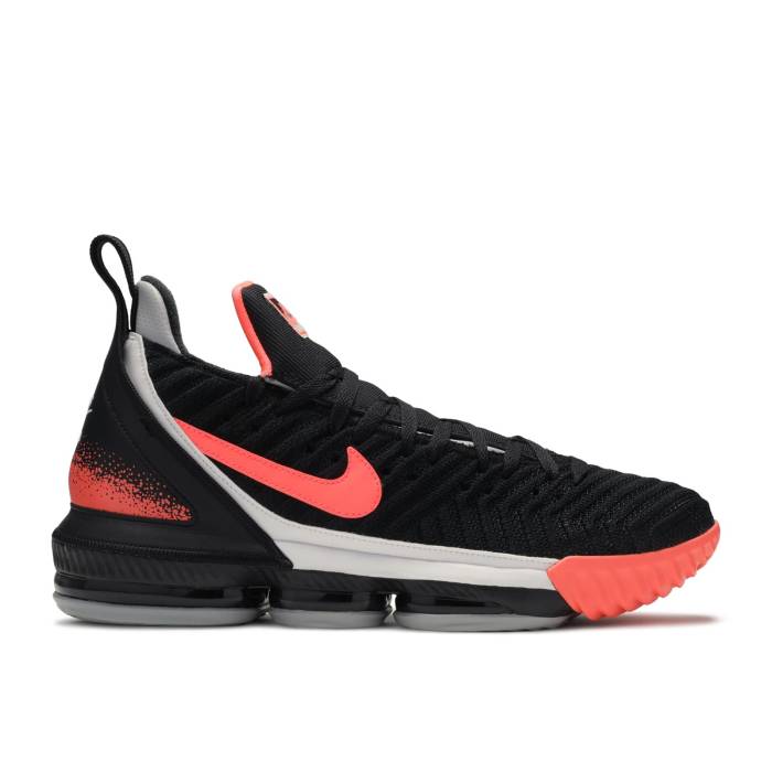 ナイキ Nike 【 Lebron 16 'Tech Challenge Hot Lava Black' Men Black/Hot Lava-Flat Silver 】 Lebron レブロン 靴 メンズ靴 スニーカー メンズ 黒色 ブラック Silver 銀色・シルバー