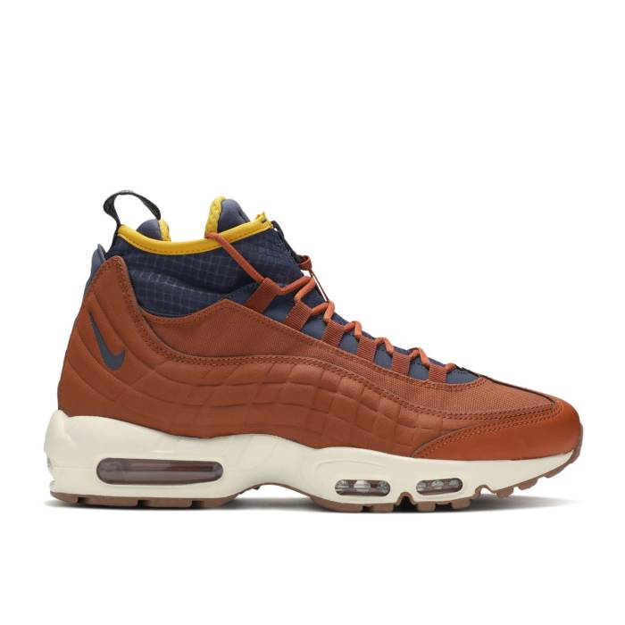 ナイキ Nike 【 Air Max 95 Sneakerboot 'Dark Russet' Men Dark Russet/Thunder Blue-Lig...