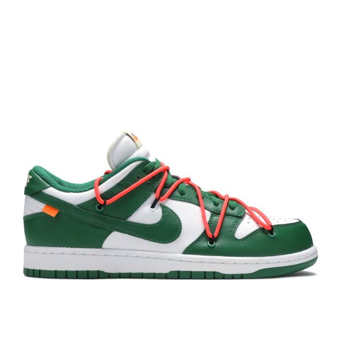 ナイキ Nike 【 Off-White X Dunk Low 'Pine Green' Men White/Pine Green/Pine Green 】 オフホワイト ダンク 靴 メンズ靴 スニーカー メンズ 白色 ホワイト green 緑・グリーン