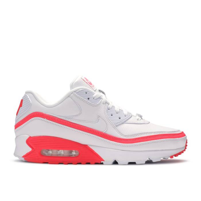 ナイキ Nike 【 Undefeated X Air Max 90 'White Solar Red' Men White/Solar Red 】 アンディフィーテッド マックス 靴 メンズ靴 スニーカー メンズ 白色 ホワイト Red 赤・レッド
