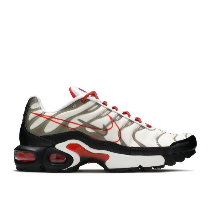 楽天スニケスナイキ Nike 【 Air Max Plus Gs 'Script Swoosh' Youth White/Black/Pure Platinum 】 マックス キッズ ベビー マタニティ キッズファッション 靴 スニーカー ジュニア キッズ 白色 ホワイト 黒色 ブラック ピュ