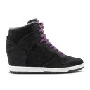 ナイキ Nike 【 Wmns Dunk Sky High 'Black Court Purple' Women Black/Black/Sail/Court ...