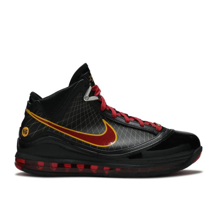 ナイキ Nike 【 Air Max Lebron 7 'Fairfax' Men Black/Varsity Red/Varsity Maize 】 マックス Lebron..