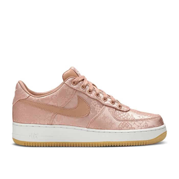 ナイキ Nike 【 Clot X Air Force 1 Low Premium 'Rose Gold Silk' Special Box Men Rose ...