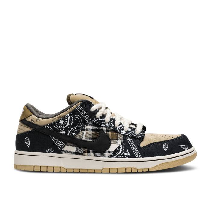 ナイキ Nike 【 Travis Scott X Sb Dunk Low Prm Qs 'Cactus Jack - Special Box' Men Bla...