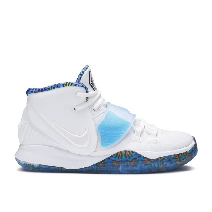 楽天スニケスナイキ Nike 【 Kyrie 6 Gs 'Sapphire' Youth White/White/Sapphire/Laser Crimson 】 Kyrie カイリー キッズ ベビー マタニティ キッズファッション 靴 スニーカー ジュニア キッズ 白色 ホワイト Laser レーザー ク