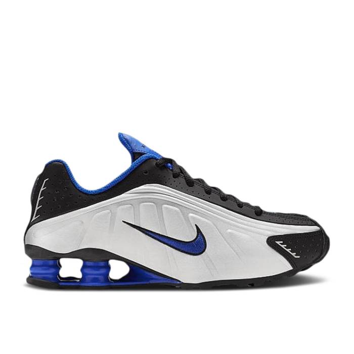 楽天スニケスナイキ Nike 【 Shox R4 Gs 'Metallic Silver Racer Blue' Youth Black/Metallic Silver/Racer Blue 】 Shox ショックス Silver 銀色・シルバー キッズ ベビー マタニティ キッズファッション 靴 スニーカー ジュニア キッ
