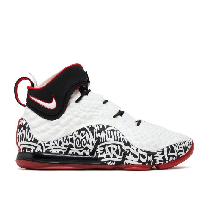 ナイキ Nike 【 Lebron 17 Ep 'Lebron 4 Graffiti' Men White/University Red/Black 】 Lebron レブロン 靴 メンズ靴 スニーカー メンズ 白色 ホワイト Red 赤・レッド 黒色 ブラック