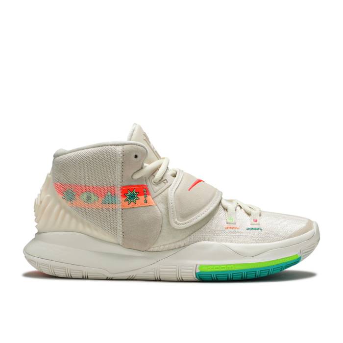ナイキ Nike 【 Kyrie 6 'N7' Men Light Cream/Sail/Electric Green/Flash Crimson 】 Kyrie カイリー 靴 メンズ靴 スニーカー メンズ クリーム green 緑・グリーン クリムゾン