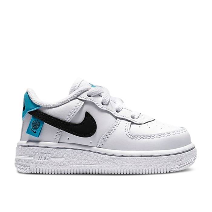 ナイキ Nike 【 Force 1 Td 'Worldwide' Infant White/Blue Fury/Black 】 キッズ ベビー マタニティ ベビーファッション 靴 スニーカー ベビー 白色 ホワイト 青色 ブルー 黒色 ブラック
