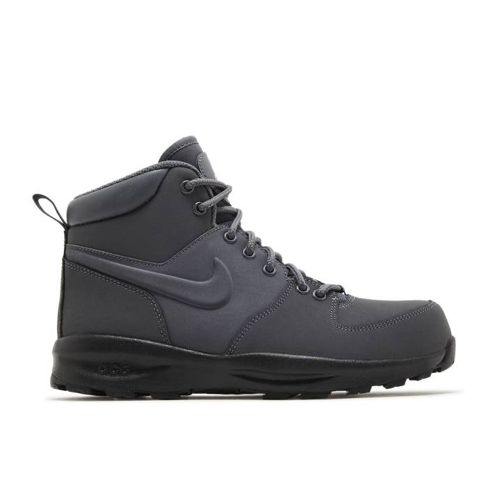 ʥ Nike  Manoa Leather Gs 'Dark Grey' Youth Dark Grey/Dark Grey/Blac...