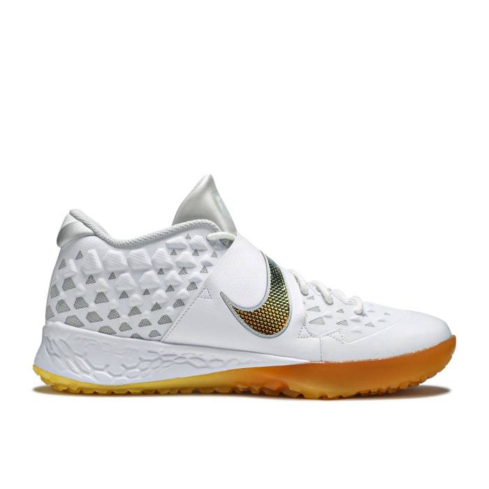 ナイキ Nike 【 Force Zoom Trout 6 Turf 'White Magma Orange' Men White/Laser Orange/P...