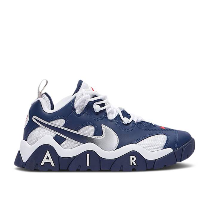 楽天スニケスナイキ Nike 【 Air Barrage Low Gs 'Usa' Youth Midnight Navy/Midnight Navy/White 】 キッズ ベビー マタニティ キッズファッション 靴 スニーカー ジュニア キッズ 紺色 ネイビー 白色 ホワイト