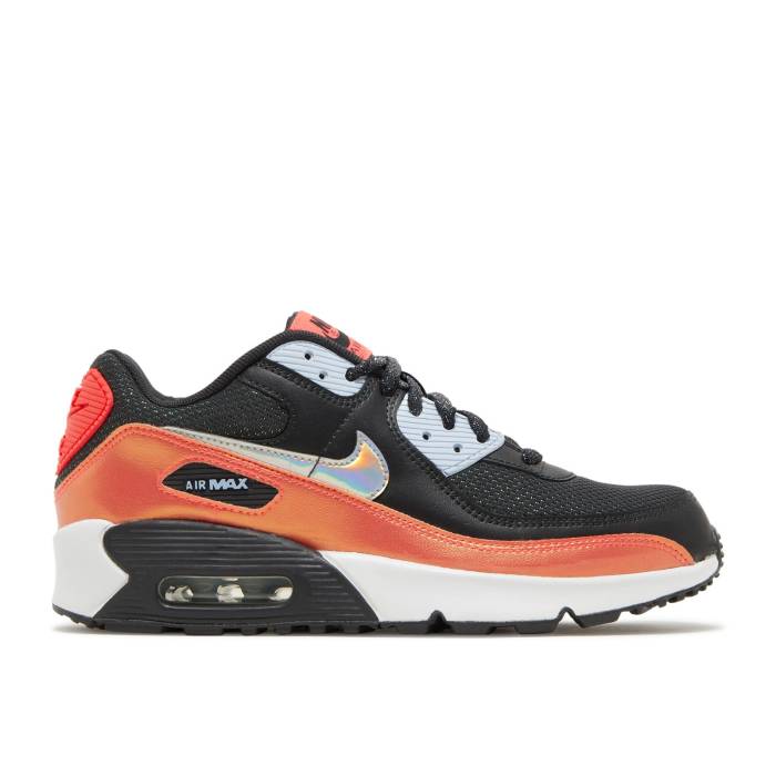 楽天スニケスナイキ Nike 【 Air Max 90 Fp Gs 'Black Laser Crimson' Youth Off Noir/Laser Crimson/Hydrogen Blue/White 】 マックス Laser レーザー キッズ ベビー マタニティ キッズファッション 靴 スニーカー ジュニア キッズ Laser