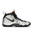 ナイキ Nike 【 Little Posite Pro Gs 'Halloween' Youth Flat Silver/Black/Electro Orange 】 プロ キッズ ベビー マタニティ キッズファッション 靴 スニーカー ジュニア キッズ Silver 銀色・シルバー 黒色 ブラッ