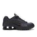 ナイキ Nike 【 Shox R4 Gs 'Triple Black Embroidered Swoosh' Youth Black/Black/White/Black 】 Shox ショックス 黒色 ブラック キッズ ベビー マタニティ キッズファッション 靴 スニーカー ジュニア キッズ 黒色