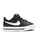 ナイキ Nike 【 Court Legacy Td 'Black White' Infant Black/Gum Light Brown/White 】 コー...