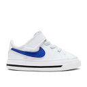 ナイキ Nike 【 Court Legacy Td 'White Game Royal' Infant White/Black/Game Royal 】 コー...