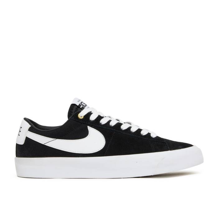 ʥ Nike  Zoom Blazer Low Pro Gt Sb 'Black White' Men Black/Black/Gum Light Brown/White   ֥쥤 ץ ӡ  󥺷 ˡ   ֥å 㿧 ֥饦  ۥ磻
