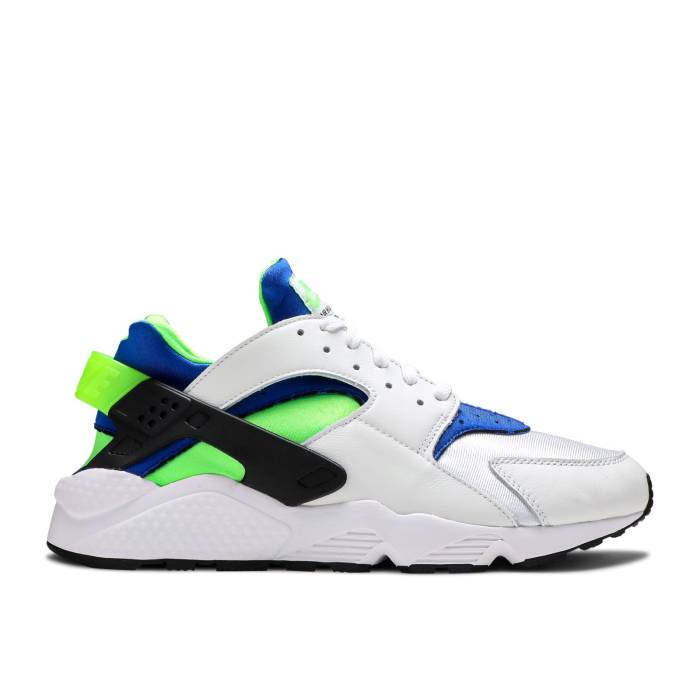 ナイキ Nike  Huarache ハラチ メンズ 白色 ホワイト スクリーム green 緑・グリーン 青色 ブルー 黒色 ブラック