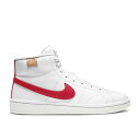 ナイキ Nike 【 Court Royale 2 Mid 'White University Red' Men White/White Onyx/Univer...