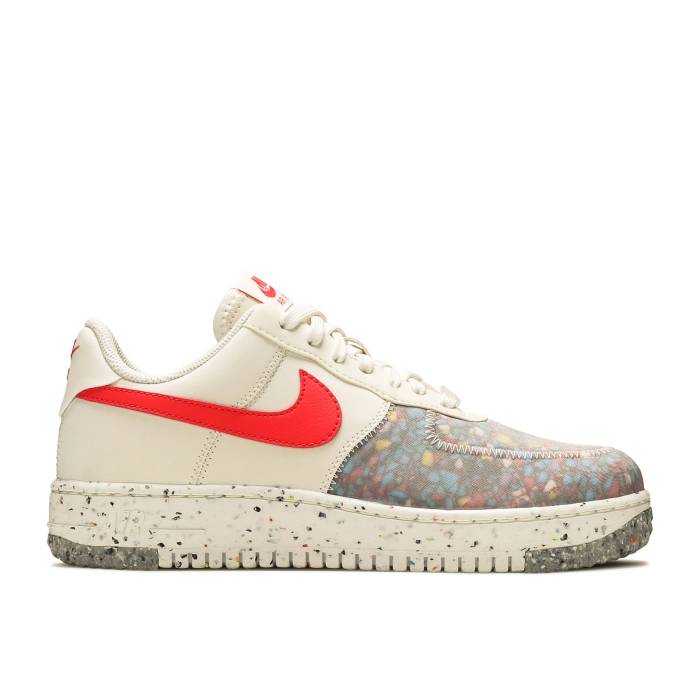 ナイキ Nike 【 Wmns Air Force 1 Crater 'Siren Red' Women Summit White/Summit White/Siren Red 】 レディース 白色 ホワイト Red 赤・レッド