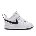 ナイキ Nike 【 Court Borough Low 2 Td 'White Black' Infant White/Black 】 コート キッズ ベビー...