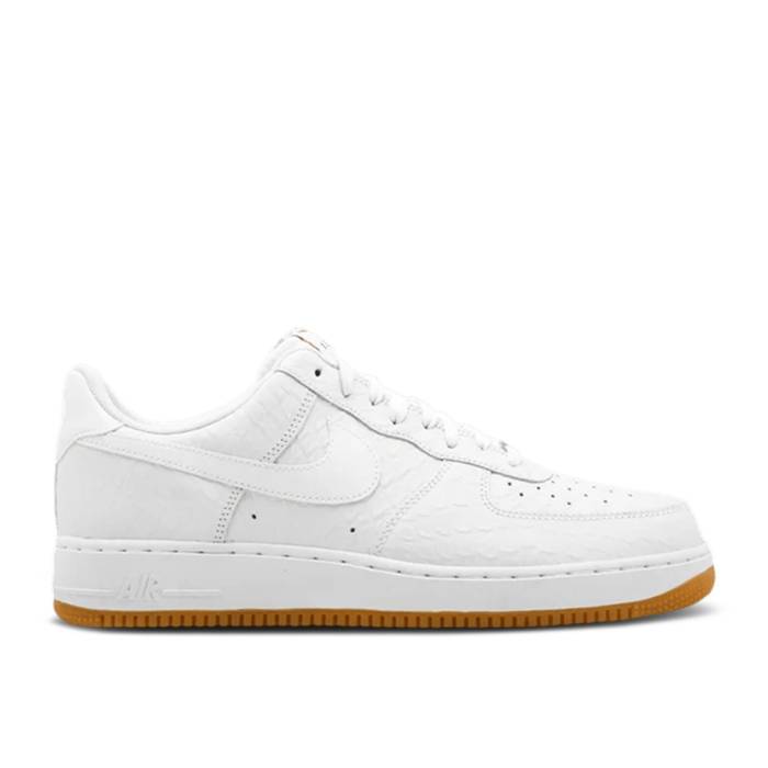 ナイキ Nike 【 Air Force 1 Low '07 Lv8 'Croco White Gum' Men White/White/Gum Light Brown 】 白色 ホワイト メンズ 白色 ホワイト 茶色 ブラウン