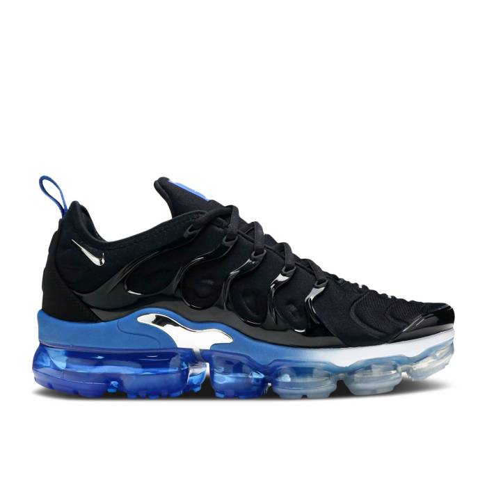 ナイキ Nike 【 Air Vapormax Plus 'Orlando Magic' Men Black/Game Royal/White/Metallic Silver 】 メンズ 黒色 ブラック Game ゲーム 白色 ホワイト Silver 銀色・シルバー