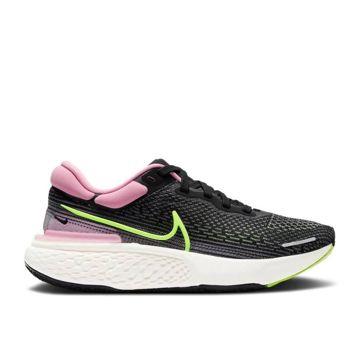 ナイキ Nike 【 Wmns Zoomx Invincible Run Flyknit 'Black Elemental Pink' Women Black/Elemental Pink/Cyber 】 ラン フライニット レディース 黒色 ブラック pink ピンク