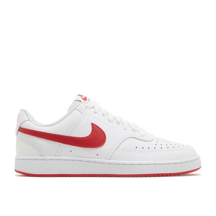 �ʥ��� Nike �� Wmns Court Vision Low 'White University Red' Women White/University R...