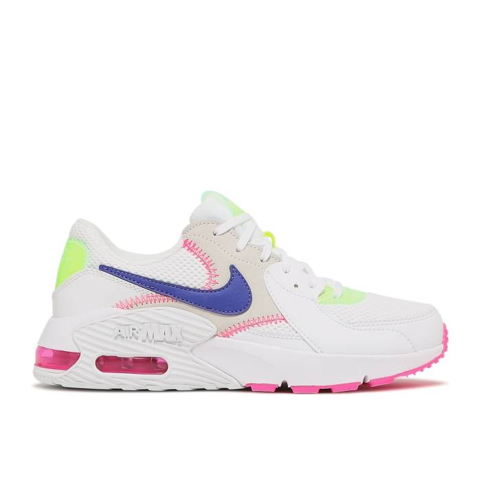 ナイキ Nike 【 Wmns Air Max Excee 'White Pink Indigo' Women White/Pink Blast/Volt/Indigo Burst 】 マックス pink ピンク レディース 白色 ホワイト pink ピンク ブラスト 藍色・インディゴ バースト