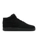 ナイキ Nike 【 Court Vision Mid 'Triple Black' Men Black/Black/Black 】 コート ミッド 靴 メンズ...