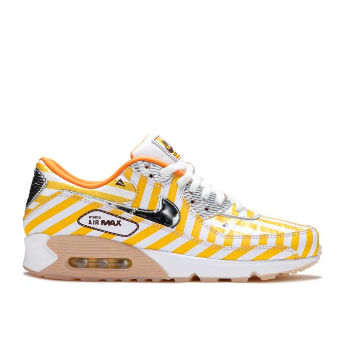 ナイキ Nike 【 Air Max 90 Se 'Swoosh Mart Fried Chicken' Men Speed Yellow/White/Siren Red/Shimmer 】 マックス メンズ Speed スピード yellow 黄色・イエロー 白色 ホワイト Red 赤・レッド