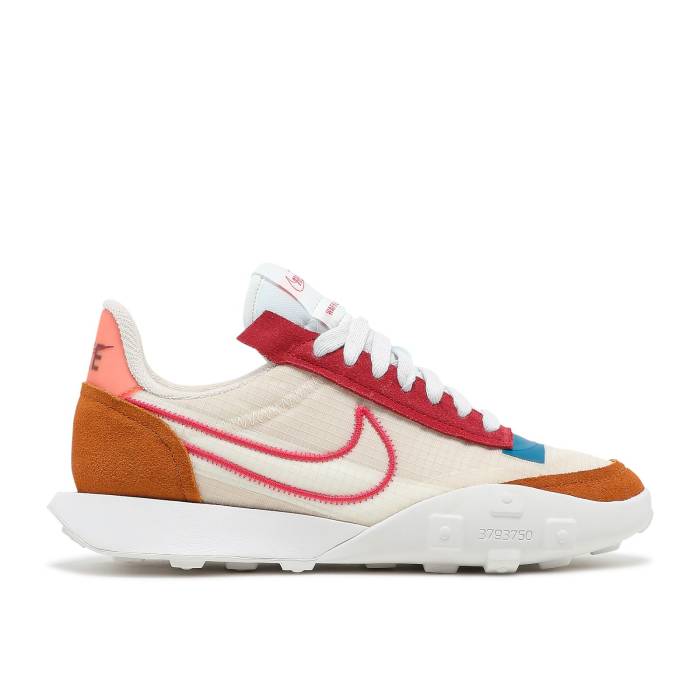 ナイキ Nike 【 Wmns Waffle Racer 2X 'Monarch' Women Monarch/Pearl White/Hyper Crimson/Siren Red 】 ワッフル レディース モナーク パール 白色 ホワイト クリムゾン Red 赤・レッド