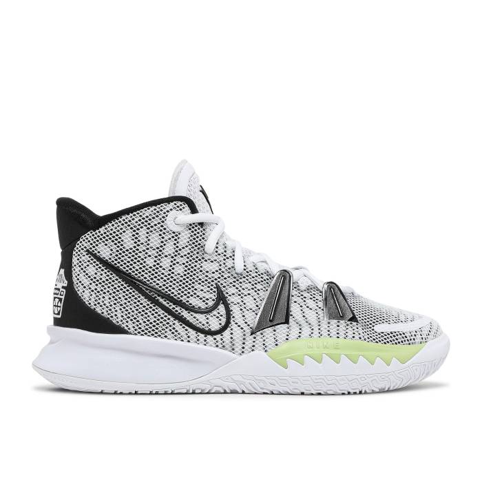 楽天スニケスナイキ Nike 【 Kyrie 7 Gs 'Hip-Hop' Youth White/Black/Glow/Hyper Royal 】 Kyrie カイリー キッズ ベビー マタニティ キッズファッション 靴 スニーカー ジュニア キッズ 白色 ホワイト 黒色 ブラック