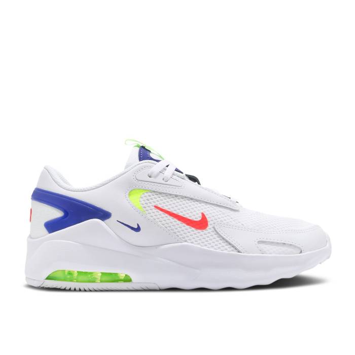 楽天スニケスナイキ Nike 【 Air Max Bolt Gs 'White Indigo Burst' Youth White/Volt/Indigo Burst/Bright Crimson 】 マックス ボルト 藍色・インディゴ キッズ ベビー マタニティ キッズファッション 靴 スニーカー ジュニア キ