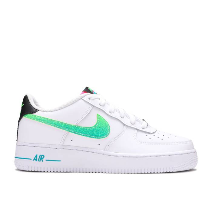 ʥ Nike  Air Force 1 Lv8 1 Gs 'White Aquamarine' Youth White/Aquamar...