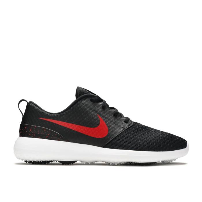 Rakuten - ナイキ Nike 【 Roshe Golf 'Bred' Men Black/University Red/White 】 golf ゴルフ メンズ 黒色 ブラック Red 赤・レッド 白色 ホワイト