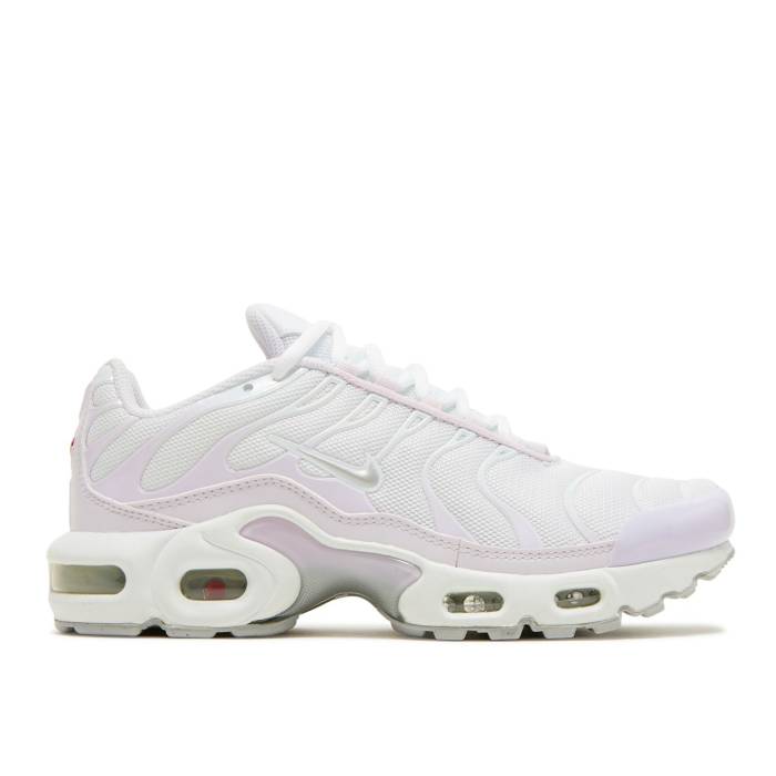 楽天スニケスナイキ Nike 【 Air Max Plus Gs 'White Light Violet' Youth White/Light Violet/Metallic Platinum 】 マックス キッズ ベビー マタニティ キッズファッション 靴 スニーカー ジュニア キッズ 白色 ホワイト 紫・バイ