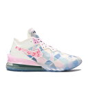 ナイキ Nike 【 Atmos X Lebron 18 Low 'Sakura' Men Pale Ivory/Light Arctic Pink/Leche Blue 】 Lebron レブロン 靴 メンズ靴 スニーカー メンズ アイボリー pink ピンク 青色 ブルー