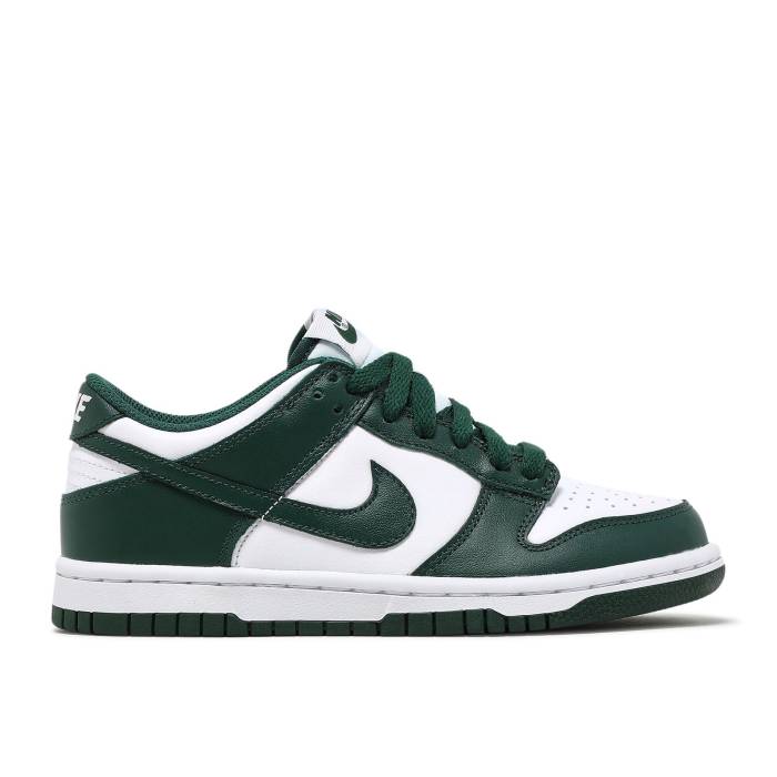 ナイキ Nike 【 Dunk Low Gs 'Michigan State' Youth White/Team Green/White/Total Orange 】 ダンク ジュニア キッズ 白色 ホワイト Team チーム green 緑・グリーン orange 橙・オレンジ