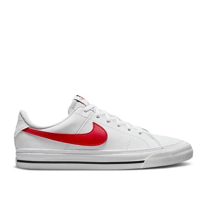 ʥ Nike  Court Legacy Gs 'White University Red' Youth White/Black/University R...