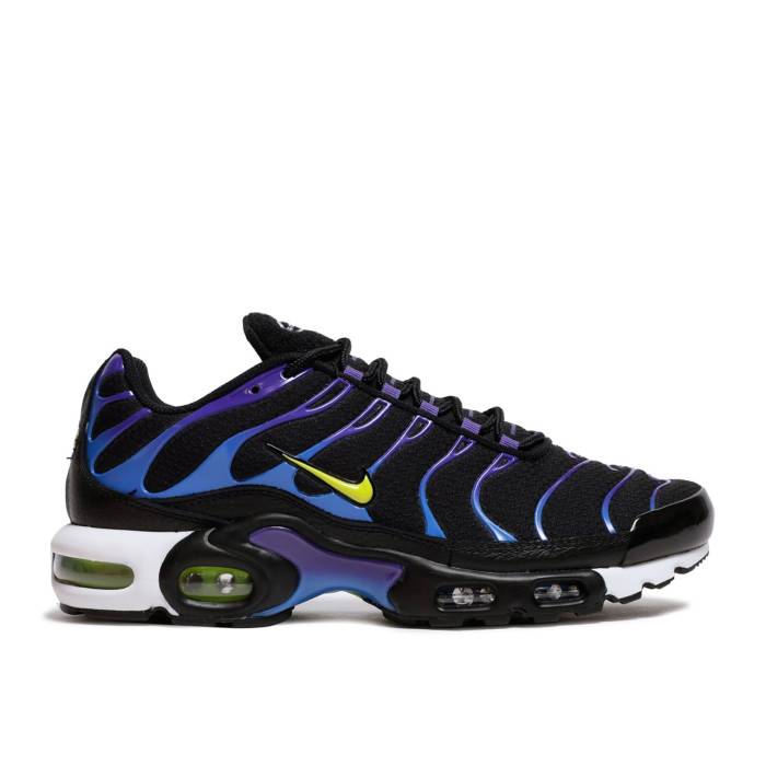 ナイキ Nike 【 Air Max Plus 'Kaomoji' Men Black/Court Purple/White/Cyber 】 マックス 靴 メン...