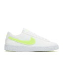 ナイキ Nike 【 Blazer Low Pop Gs 'White Volt' Youth 】 ブレイザー キッズ ベビー マタニティ キッズファッション ...