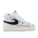 ナイキ Nike 【 Blazer Mid '77 Td 'Paint Splatter' Infant White/White/Sail/Black 】 ブレ...